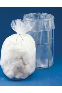 Bel-Art Clavies Transparent Autoclavable Bags; 2 mil Thick, 8W x 10 in. H,...
